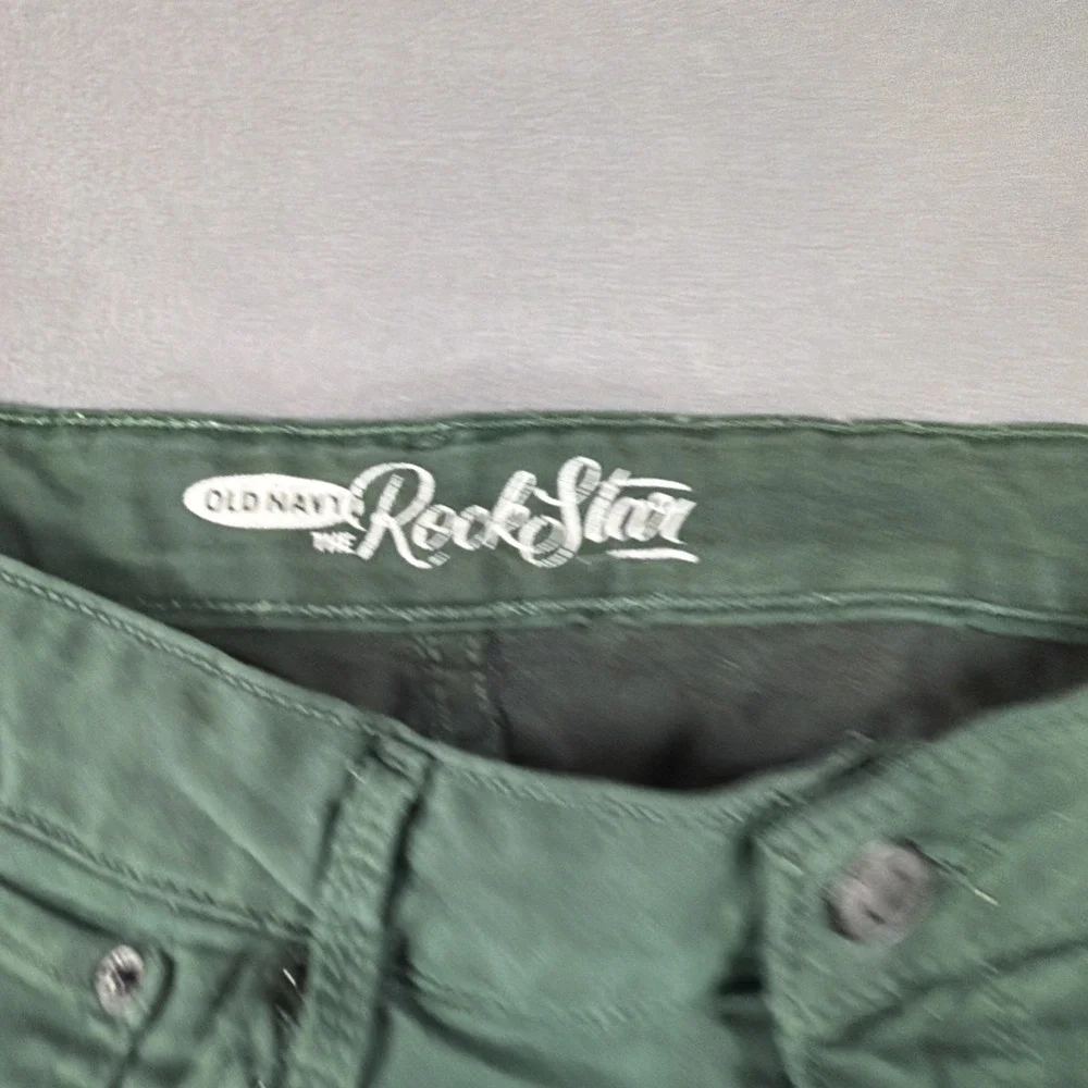 Old Navy The Rockstar Green Jeans Size 12